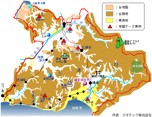 鎌倉市の地盤概要