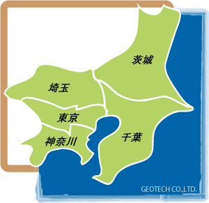 関東の地図