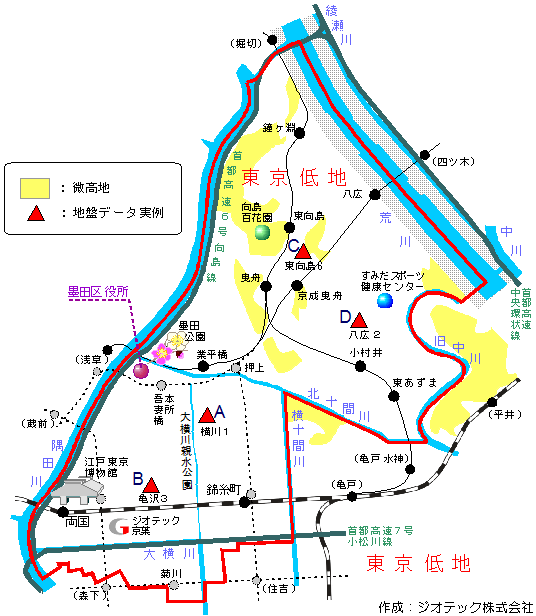 墨田区の地盤概要